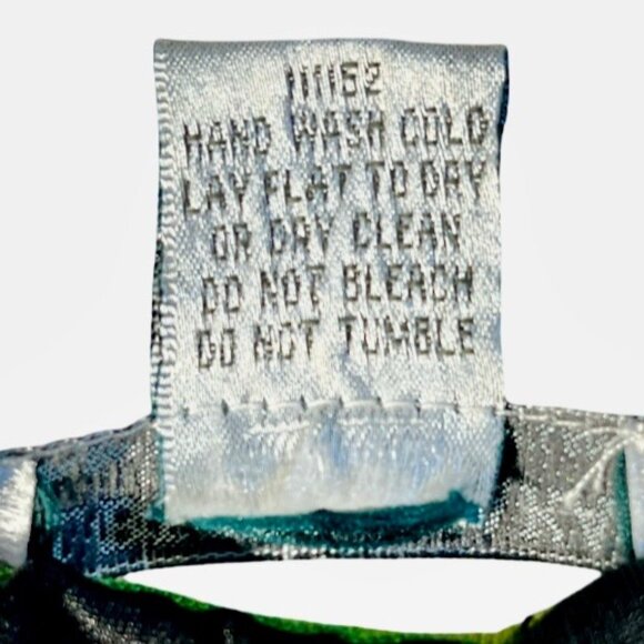 Alberto Makali VTG Colorful Wearable Art Flowy Midi Skirt With Side Zip Size 12 - Picture 6 of 7